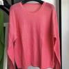 Silk Cashmere Long Sleeve Women's Sweater - Velvet Thin Pullover with Round Neck (YFS001)