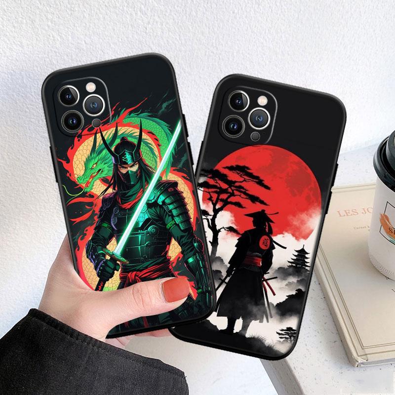 PP41 Japan Samurai Mask Soft Shell Phone Case for Xiaomi Xiaomi Poco M4 M5 M6 M7 X3 X6 X7 F8 Ultra Pro GT NFC
