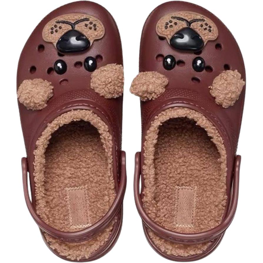 Crocs Brown Bear Comfortable Fashion Non-Slip Durable Low-Top Casual Shoes Kids casual shoes 210399-2FL