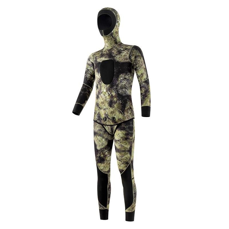 3mm 5mm Neoprene Wetsuit Separate Top Bottom Set Freediving Snorkeling Swimming Warmth Unisex