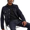 Levis Solid Color Square Neck Single Breasted Long Sleeve Jacket Men Jackets Dark-Blue A5883-0000