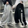 Autumn Big Boys Causal Pants Kids Loose Cotton Sports Pants 110-170 Black Grey Trousers for Children Spring Kids Clothing 2025
