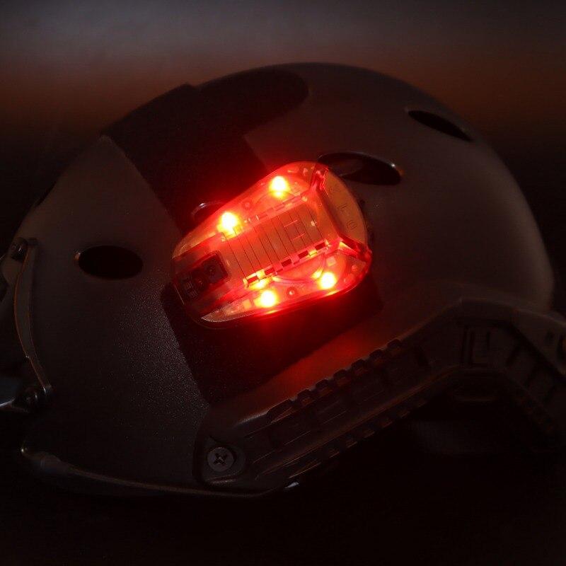Multipurpose Helmets Strobe Light Waterproof Ladybird Lamp Tactics Survival Safety Flash For Camping Outdoor Tool