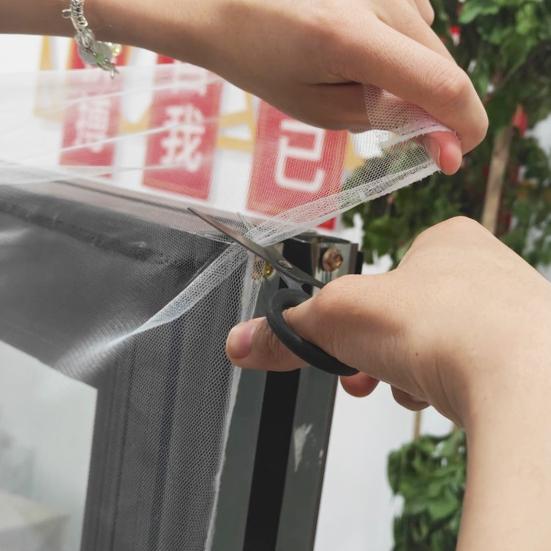 Window Screen Anti-Mosquito Net Well-Ventilated Fine Mesh Easy To Install DIY