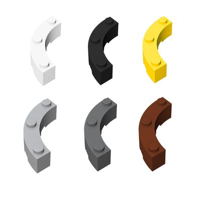 20 Stück MOC Teile 48092 72140 Stein abgerundete Ecken 4 x 4 hohe Kompatibilität DIY Baustein Granulat Kinderspielzeug