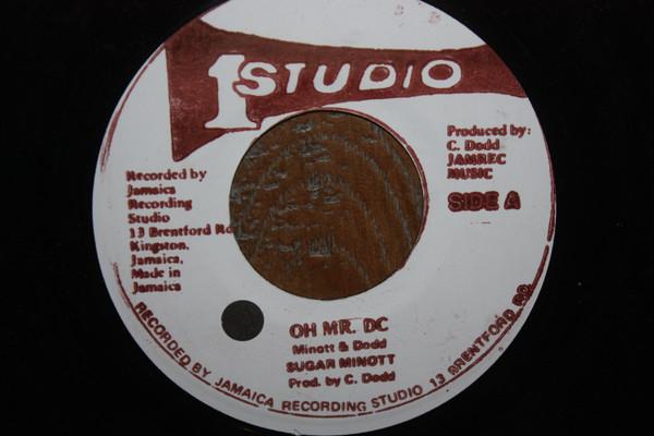 

7inch Record SUGAR MINOTT - Oh Mr. DC NONE Studio One Jamaica Reggae, Ska & Dub Used