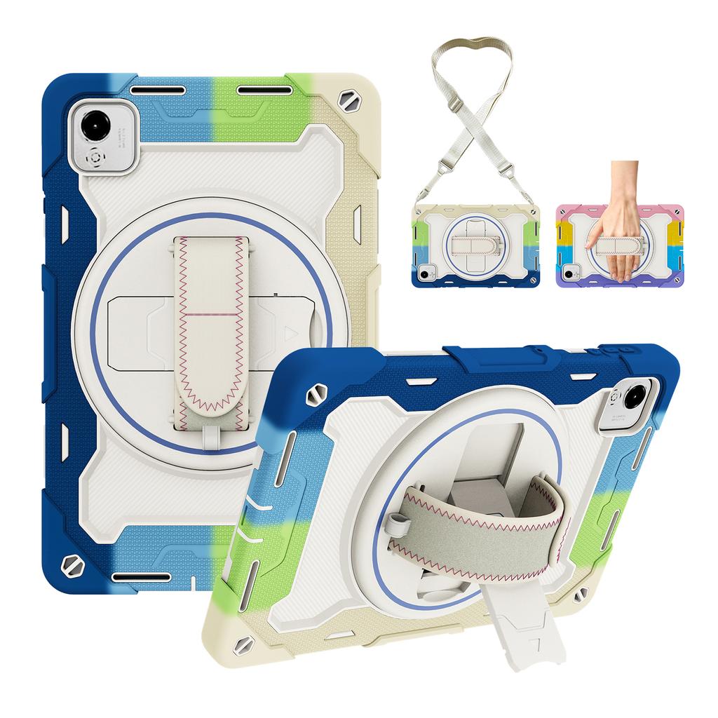Rugged Case for Huawei Honor Pad 9 8 X9a X8a X8 Pro X9 V7 7 6 V6 MatePad 11.5 11 SE 10.4 10.1 C5e T 10 10S Rotating Stand Cover