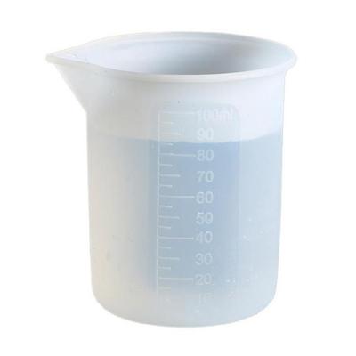 100ml Non-Stick Silicone Cup Epoxy Resin Mixed Measuring Cup Accessories Gadgets