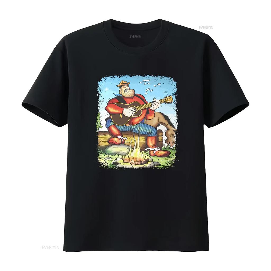 Desperate Dan T Shirt Vintage Comics Streetwear Vintage Washed Designer Clothes Top For Everyday Wear Breathable Comfortable
