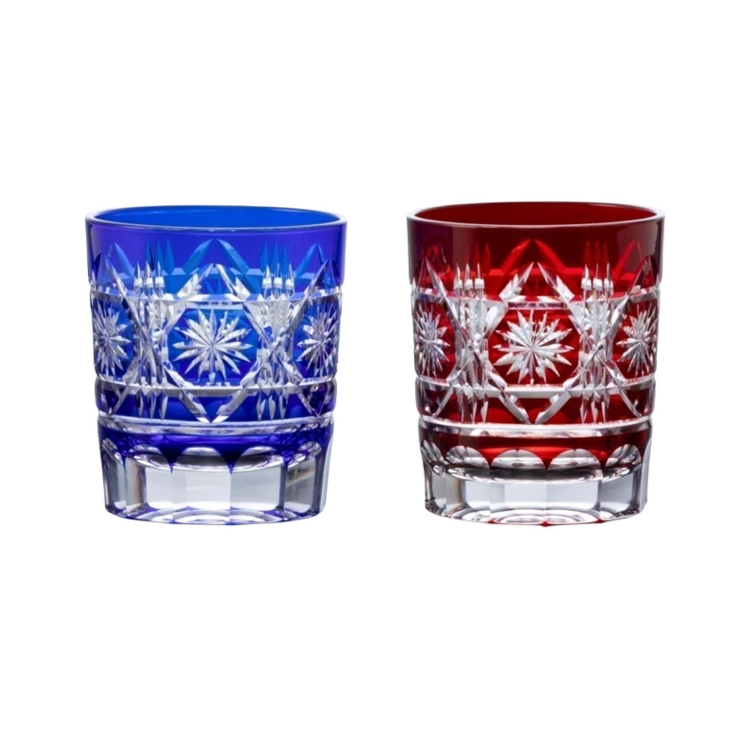 

TOFUKU Trading Original Cut Master Premium Барон x Стеклоизделия, Отделка, Стеклоделие, Пара, Синий/Красный, 90 В78мм, 240мл, TK-829