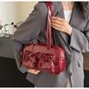 IELGY Fashionable All-Match One-Shoulder Black Underarm Bag Portable Tote Bag