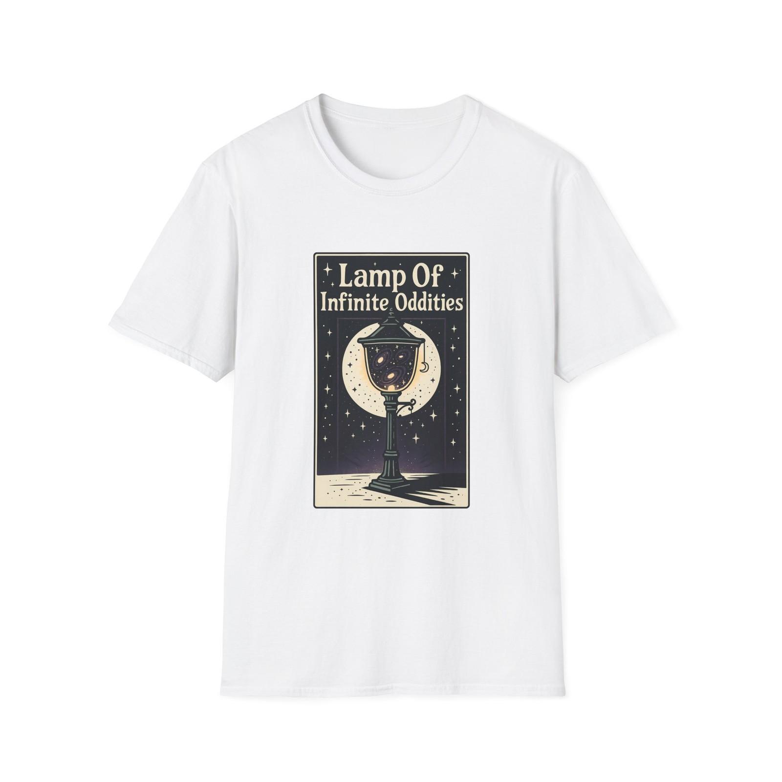 Unisex Softstyle T-Shirt Mens Womens Tees Top cosmic street lamp surreal galaxy design L