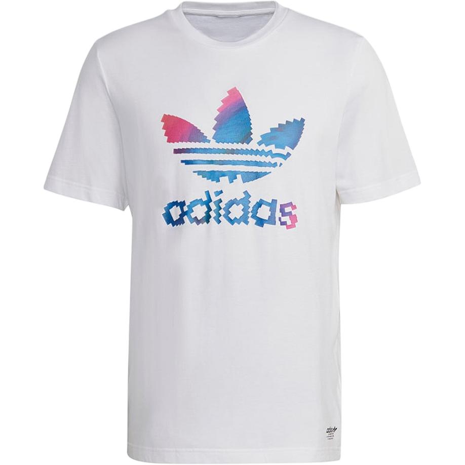 

Adidas Originals Tref Ser Tee 1 Logo Print Crew Neck Short Sleeve T-Shirt Men Tops White HC7109 XL