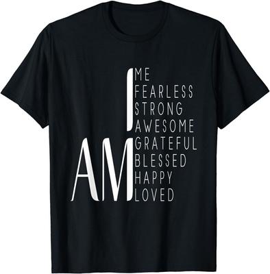 I Am Fearless I Am Strong I Am Blessed Inspirational Tee Unisex T-shirt