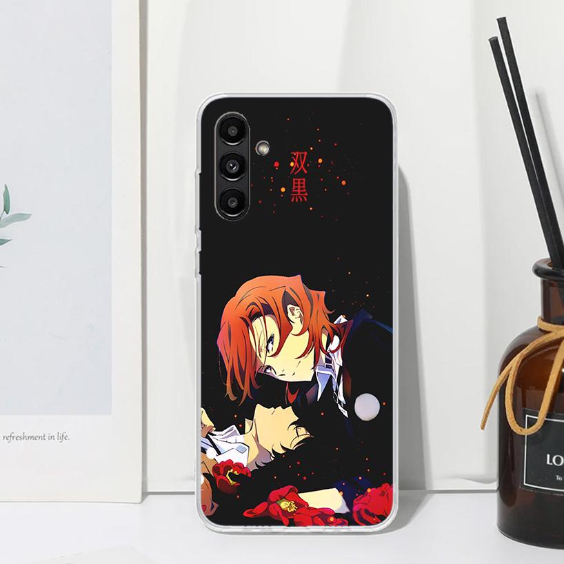 Bungo Stray Dogs Double Black Phone Case For Samsung Galaxy A17 A37 A57 A16 A26 A36 A56 A15 A25 A35 A55 A14 A24 A34 A54 A13 A23