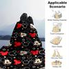 1pc Mickey Printing Blanket - Soft, All-Season Throw for Living Room, Beroom,Personalize Gift with Aorable Cartoon Esign