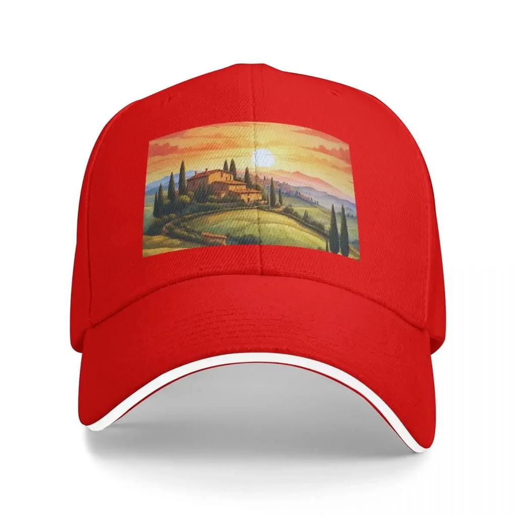 The heart and soul of beautiful Tuscany Baseball Cap Hood hats for Unisex birthday Women Hats Unisexs