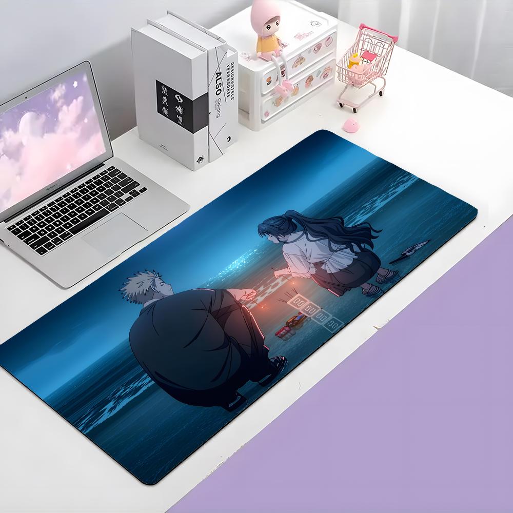 Soft Romantic Anime BBloom Into You Mouse Pad Large Gaming Mousepad With Thick Stitched Edge NonSlip Desk Mat