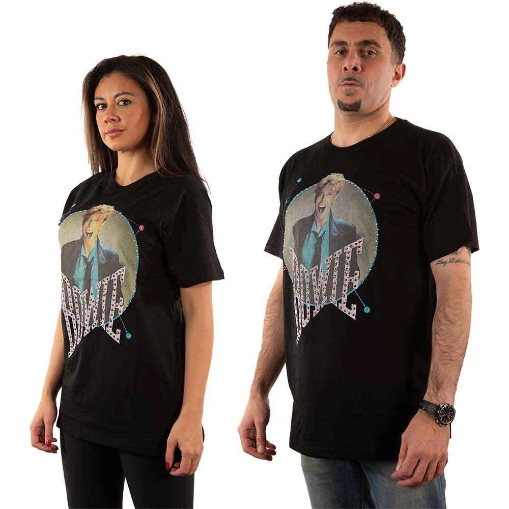 David Bowie Vintage 83 Authorized Mens T-Shirt L