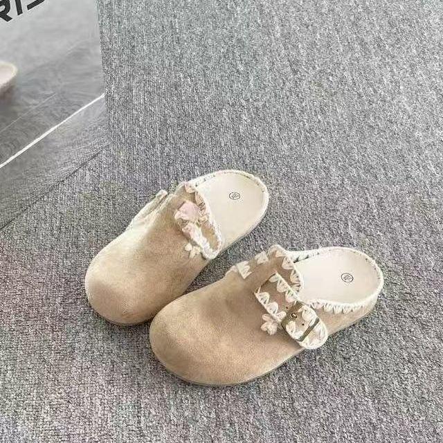 

Ретро верхняя одежда однотонная обувь платформа Birkenstocks осенняя новая ретро сумка голова полуботинки 35 хаки