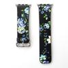 Vhodné pro Apple Watch Strap AppleWatch7 Silk Screen Crushed Flower Strap
