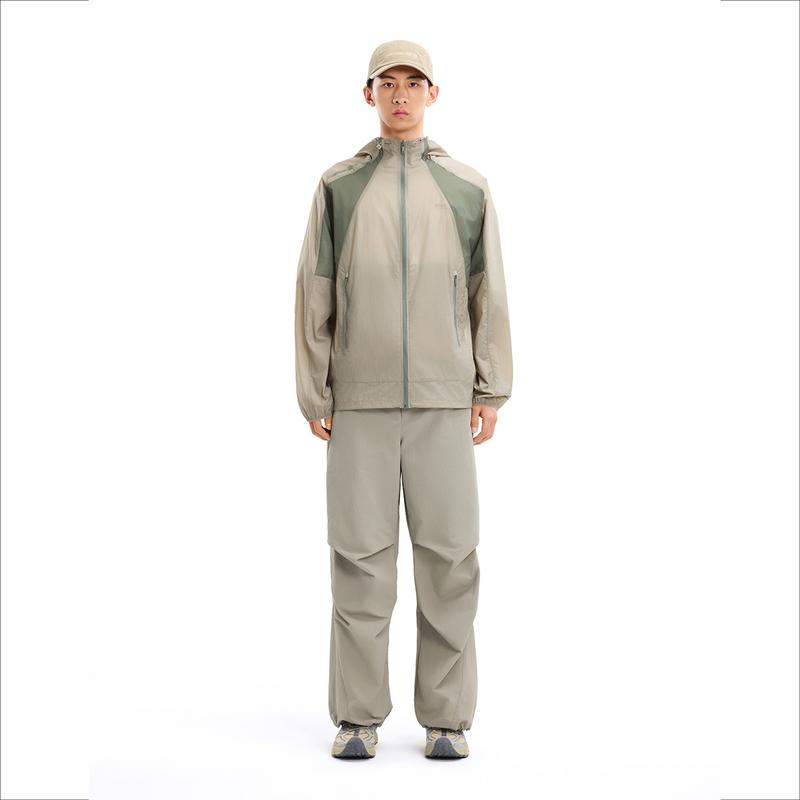 Li Ning Outdoor CF Tracing Cargo Pants Men's Rugged Brown Gray AYKW109-1