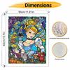 Disney Cinderella Stained Glass Art Painting Set Home Wall Decor Handmade Gift