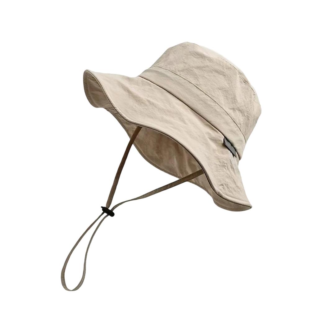 Wide Brim UV Protective Hat With Ponytail Hole Portable Design Men Women Outdoor Adventures