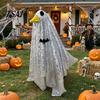 Weatherproof Goose Costume Halloween Ghost Costume, Porch Outfit for Outdoor Lawn Spooky Statue Decor, Holiday Garden Clothing, Funny Yard Ornament