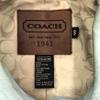 Coach Stainless Collar Coat S Light Blue Lined Women Used
