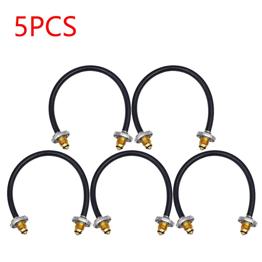 Valve Braided Hose Gas Refill Adapter Rubber Gas Refill Pipe Tube Cylinder Convertor Filling Tank Coupler Accessories Leakproof