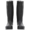 VidaXL Bottes de pluie noir taille 38-46 PVC