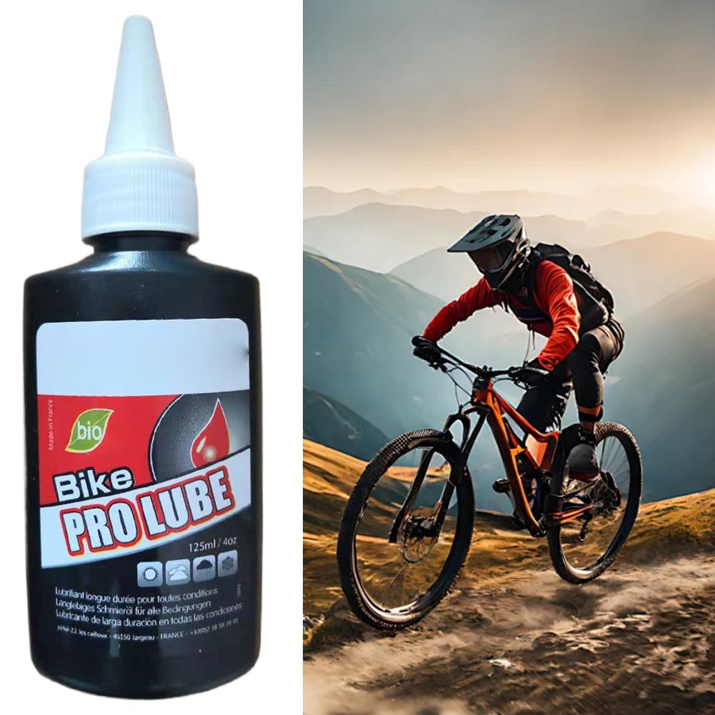 125ml Bicycle Chain Lubricant Oil Road Bike Dry Lube Chain Oil for Fork Flywheel Wear-resistant Cycling Accessories Chain Oiler