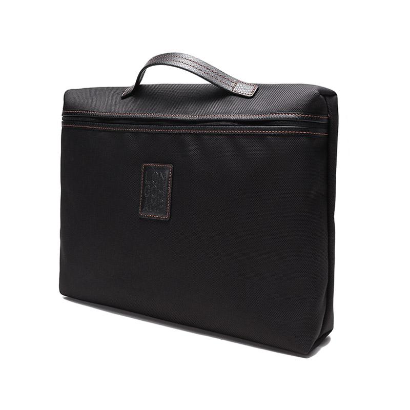 Longchamp Boxford 2023 Valentines Day Fabric Clutch Bag Unisex clutch bag Black 2182080001