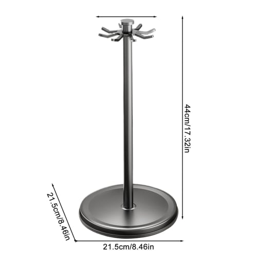 Countertop Rotating Utensil Holder | Kitchen Utensil Holder, Kitchen Tabletop Dish Organizer Holder, Spaghetti Server with Swivel Hook