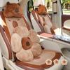 Capybara Plush Car Seat Neck and Lumbar Support Pillow Set