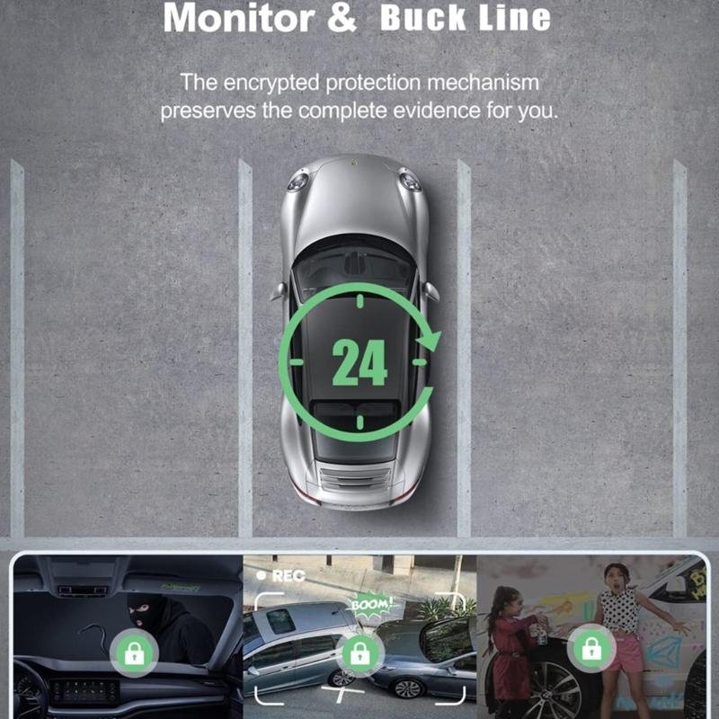 Mini DVR 3 Channel 2.4 Inches DashCam Car Full High-Definition Video Recorder Auto Registrator DashCam Camcorder Cameras