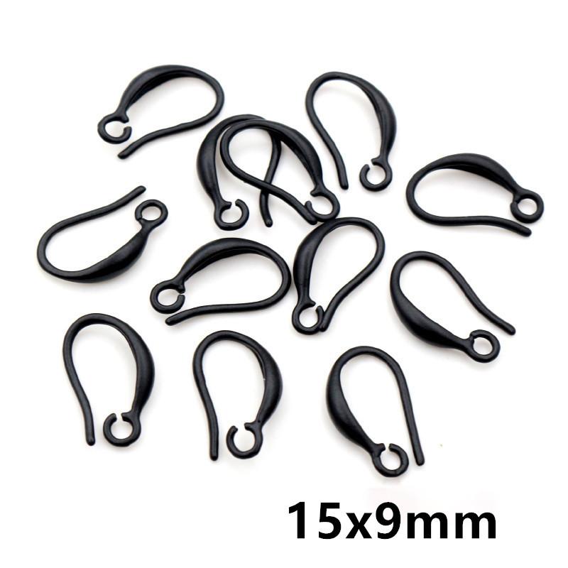20pcs Craft Brass Small Earring Hooks Wire 4 Styles French Lever Earrings Hooks DIY Jewelry Making Accessories Findings