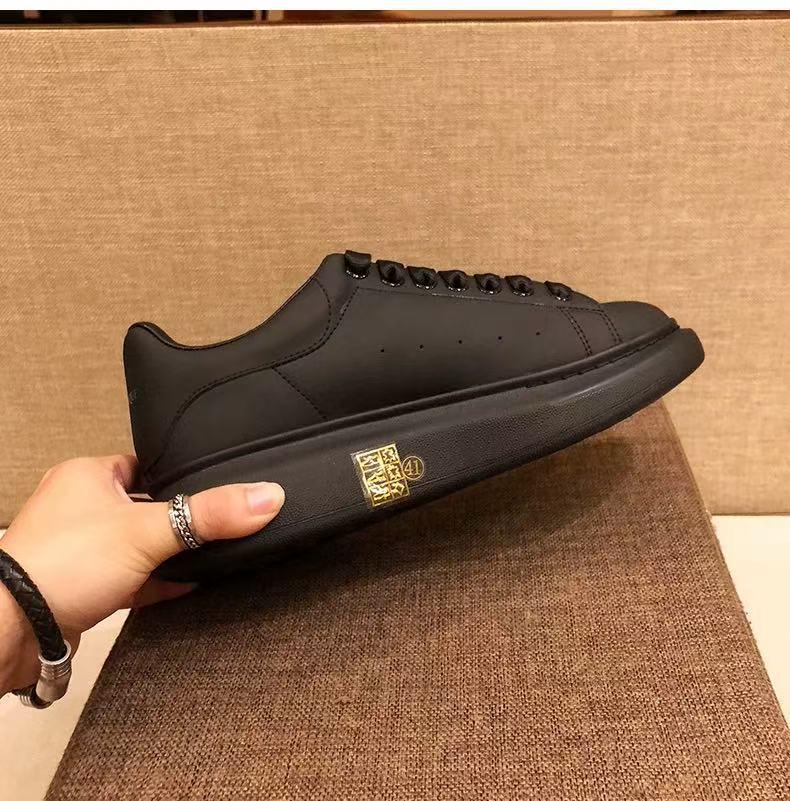 Pure Original McQueen Low-Top White Shoes: Unisex Graffiti Platform Sneakers