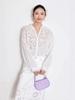Nanyou 2026 Spring French Style Lace Embroidered Loose Shirt