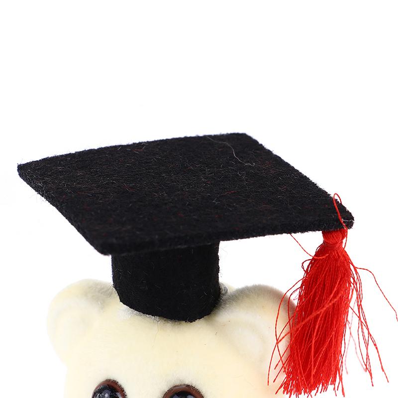 12Cm Standing Graduation Ceremony Bear Doll Flower Bouquet Decoration