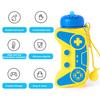 600ML Sport Bottle Foldable Food Grade Leakproof Shockproof Anti-drop Large Capacity Game Console Shape Travel School Kids Students