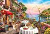 EPOCH 1053 Super Small Piece Jigsaw Elegant Seaside Trattoria Includes and Score Ticket Puzzle, Illustration/Art, Collection, (26x38cm), 32-617, Glue,