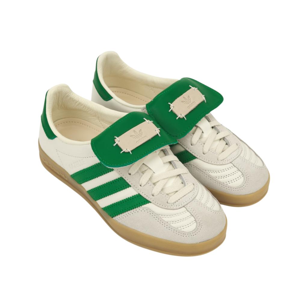 Foot Industry x adidas Gazelle Indoor Off White Yeşil Unisex Spor Ayakkabı Krem ID3518