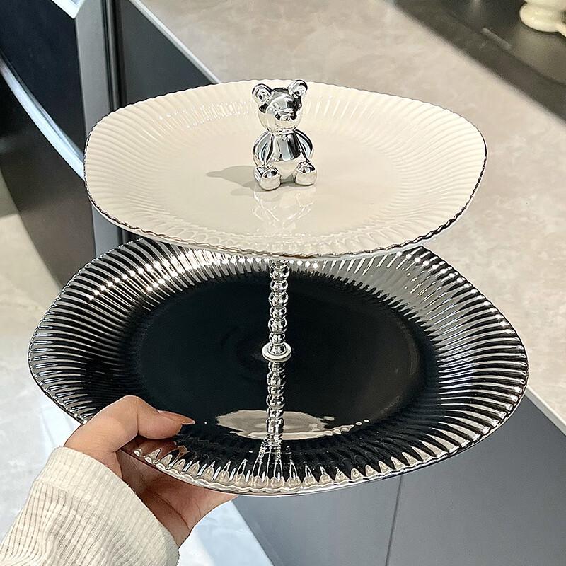 Naijiang Light Luxury Multi-Tier Fruit & Snack Plate