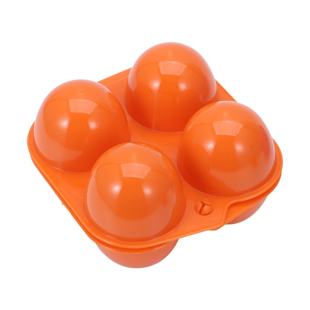 2/4 Grids Camping Holder Foldable Organizer Case Egg Tray Egg Storage Box Portable