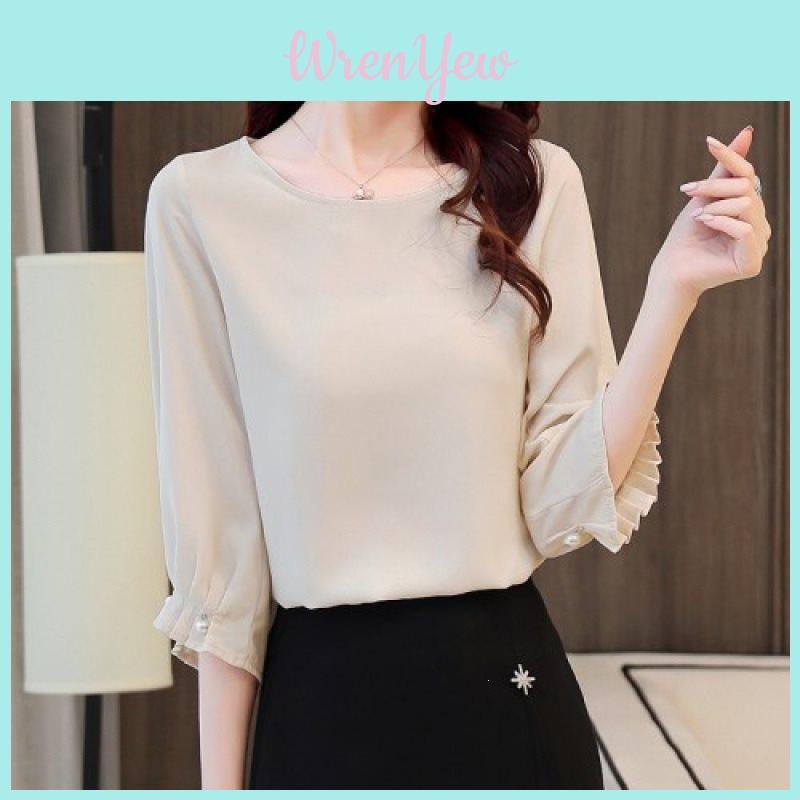 Abstract Chic Blouse With Modale Fabric For Office Work And Casual Wear