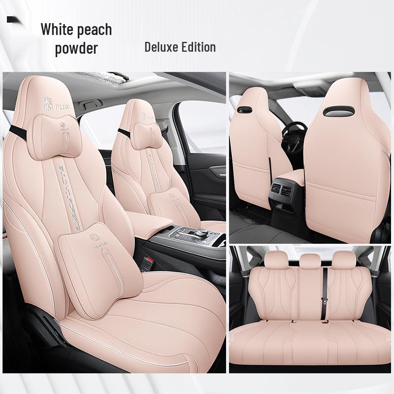 DJGY Sportovní kožený potah sedadla pro BYD Qin PLUS - Celoroční polštář