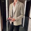 Men's Jacket Casual Suit Men's Youth Loose Work Business Blazers