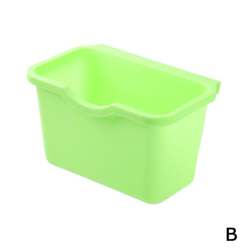 Kitchen Cabinet Door Hanging Trash Garbage Bin Can Rubbish Container Mini Waste Bins Household Rubbish Cleaning Tool Dustbin